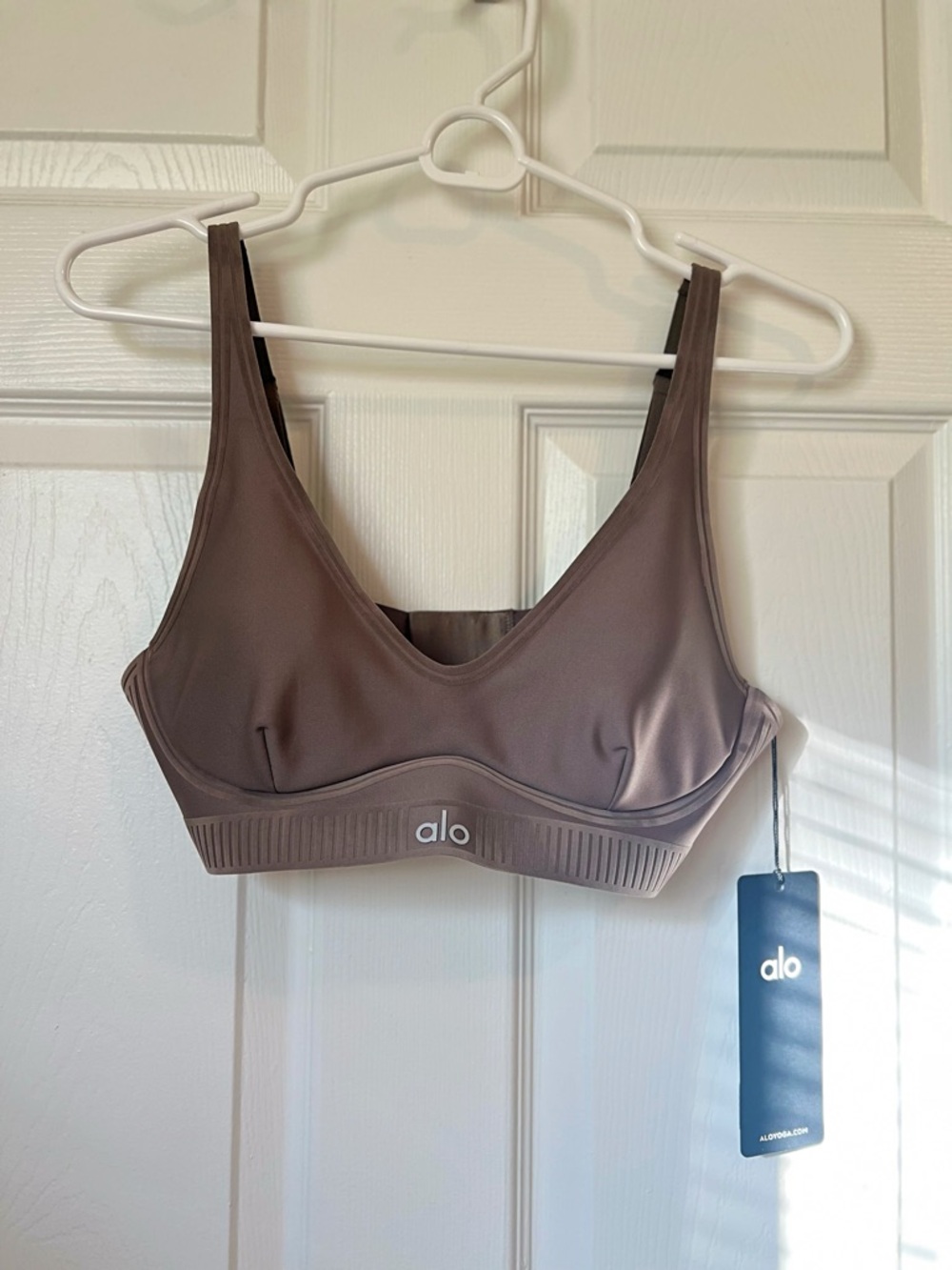 Airlift Line Up Mirage Bra in Alpine Cocoa